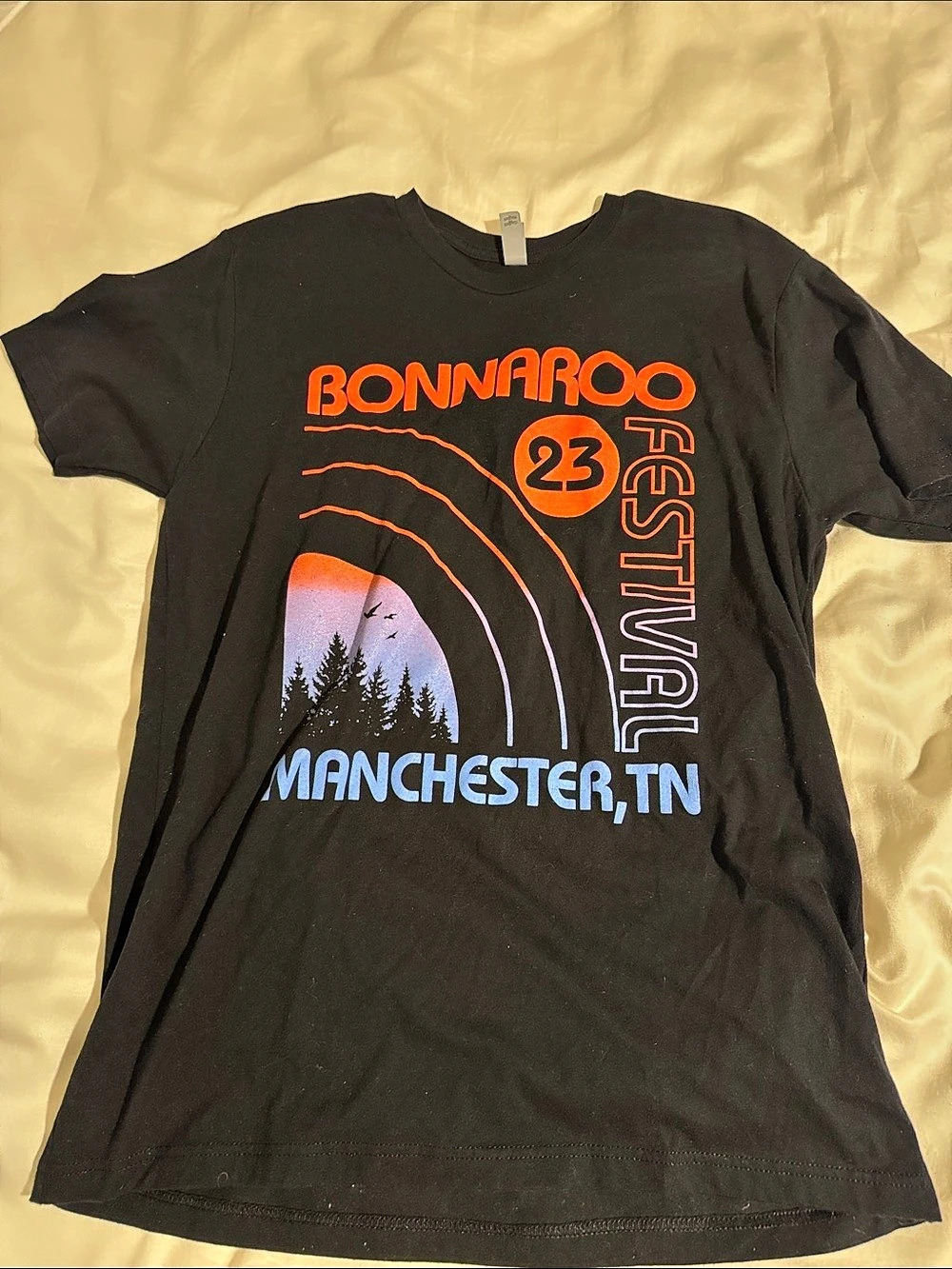 Bonnaroo 2023 Music Festival Lineup T-Shirt Black